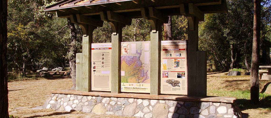 Campground kiosk