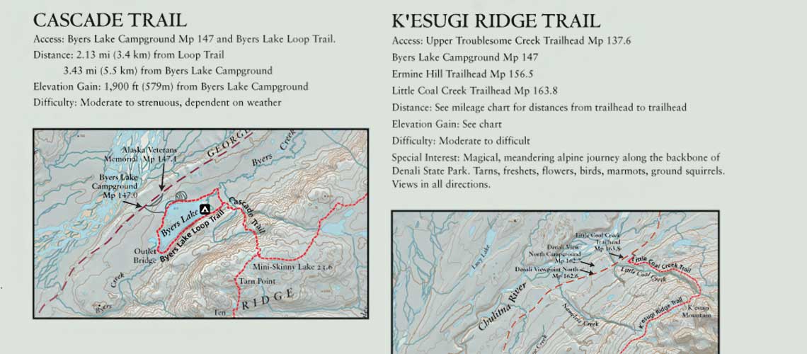 Denali State Park Map and Guide