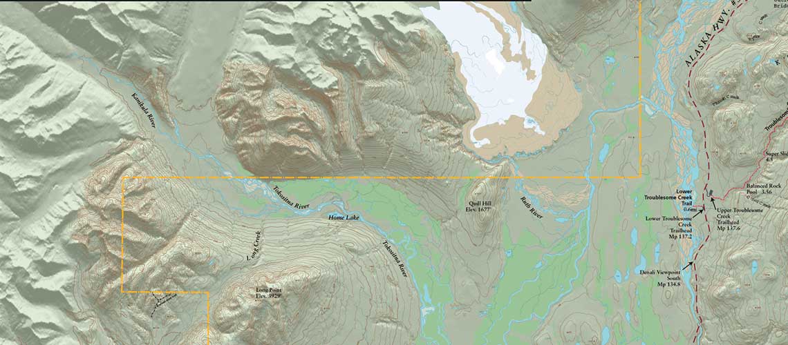 Denali State Park Map and Guide