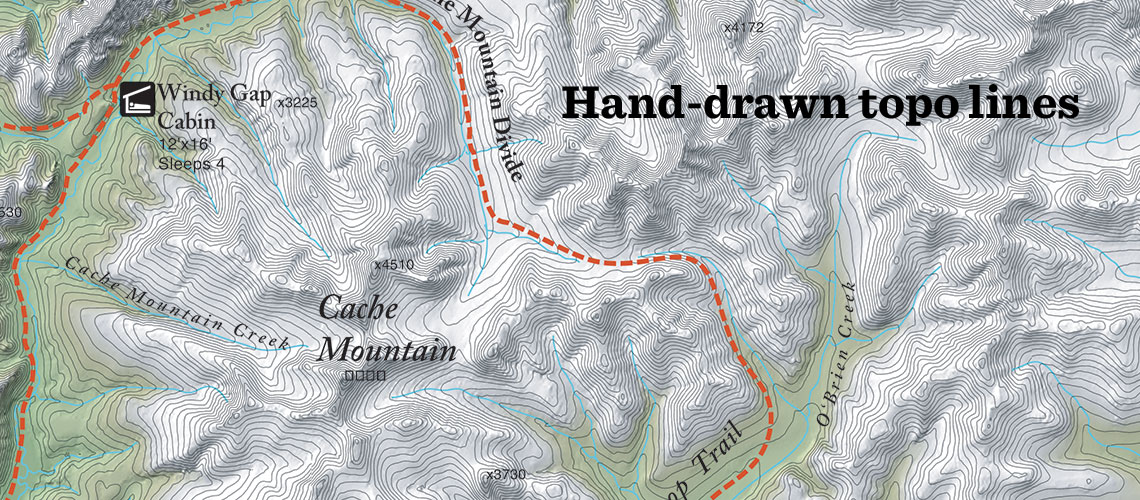 White Mountains Alaska kiosk map